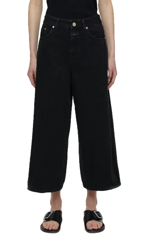 Women's Professional Clothes Lyna Wide Leg Jean In Black