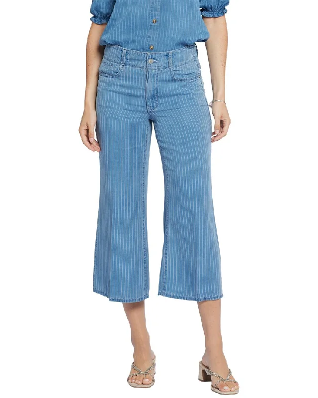 Casual Attire For Women NYDJ Brigitte Light Marine Wide Leg Jean