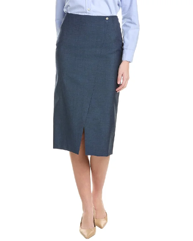 Women's Work Outfit For The Office Hugo Boss Velibea Wool Pencil Skirt