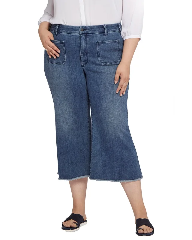 Women's Resort Attire NYDJ Patchie Caliente Wide Leg Jean