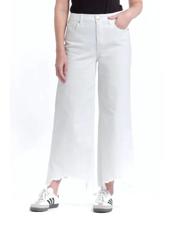 Casual Dresses for Women Ocean Breeze Jeans W/shark Bite Hem In White