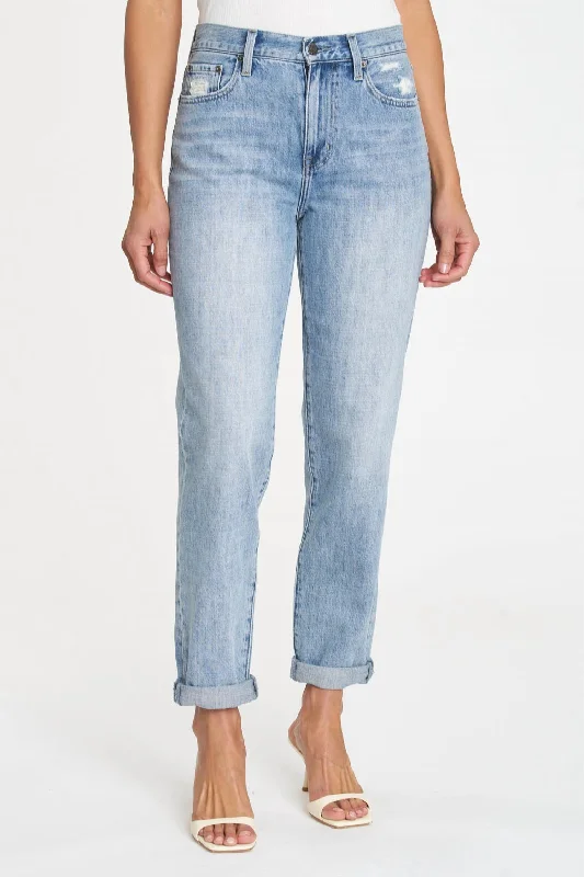 Clothes For Women Presley High Rise Relaxed Roller Jean In Fusion