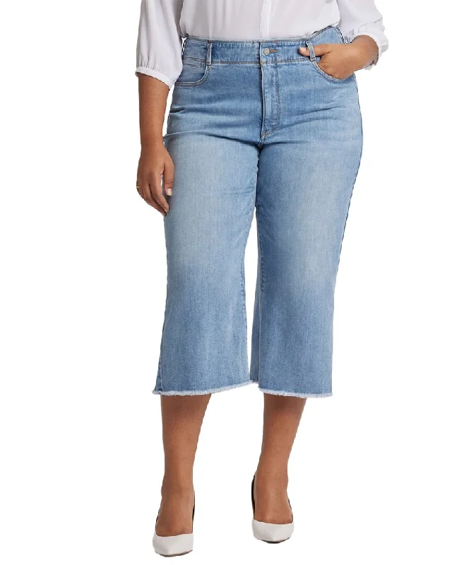 Women's Elegant Formal Outfit NYDJ Brigitte Corfu Wide Leg Jean