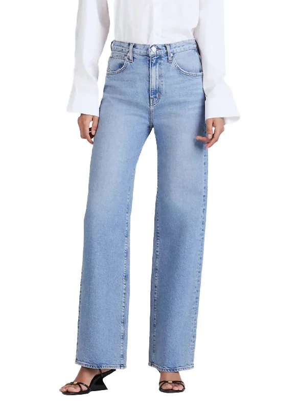 Boutique Dress Online Faye High Rise Tailored Wide Leg Jean In Sutton