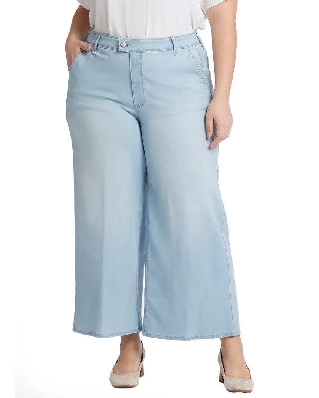 Women's Athletic Outfit NYDJ Mona Oceanfront Wide Leg Jean