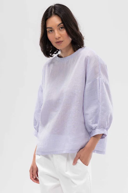 Trendy Athleisure Clothing For Women Womens Nina Top - Periwinkle