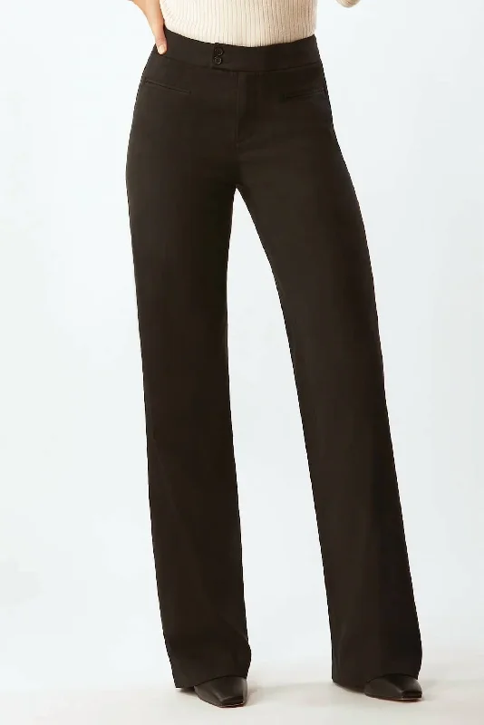 Elegant Women's Clothing Online Mcguinn Clean Wideleg Pant In Black