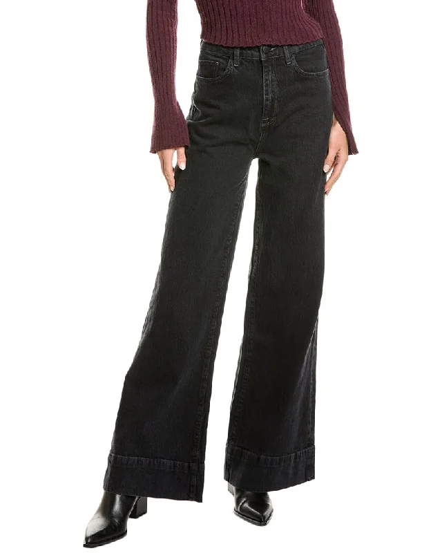 Women's Sports Apparel Triarchy Ms. Onassis V High-Rise Loved Black Wide Leg Jean