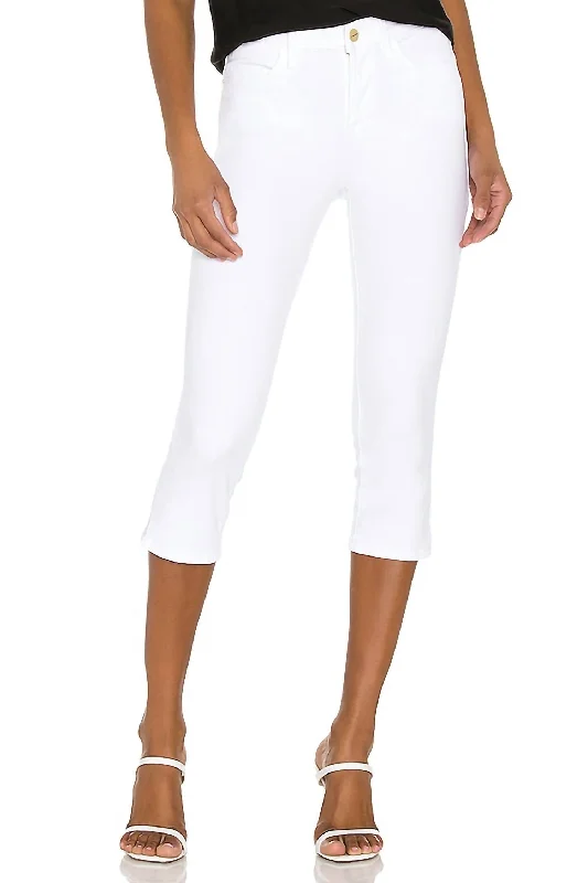 Women's Seasonal Wardrobe Clothing Le High Pedal Pusher Jean In Blanc