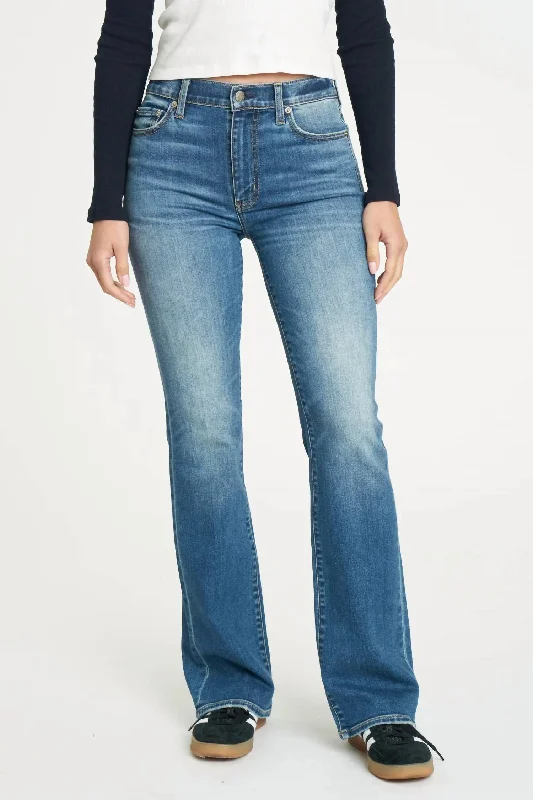 Classic Clothes For Women Covergirl Mid Rise Bootcut Jeans In Perfection