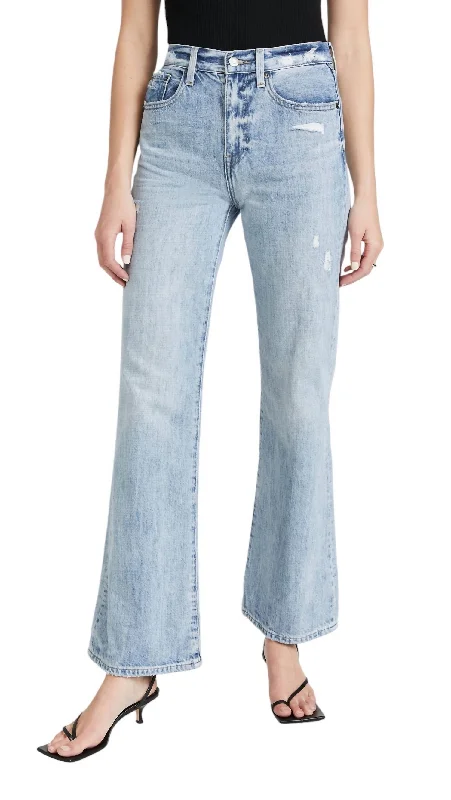 Vintage-Inspired Garments Stevie High Rise Wide Leg Jean In Ruthless