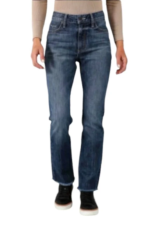 Women Apparel High Rise Monica Crop Jeans In Mid Wash