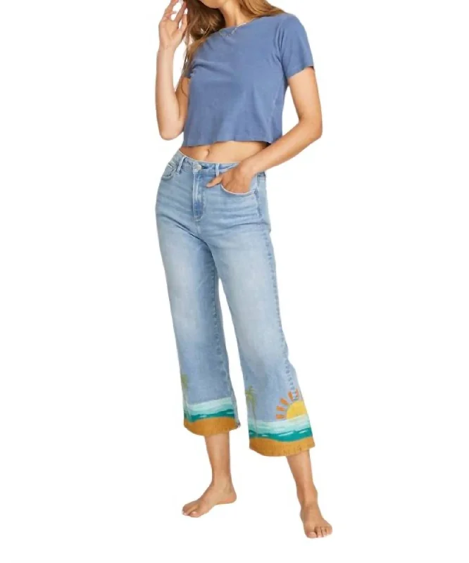 Big Sale Event Charlee Crop Wide Leg In Golden Hour