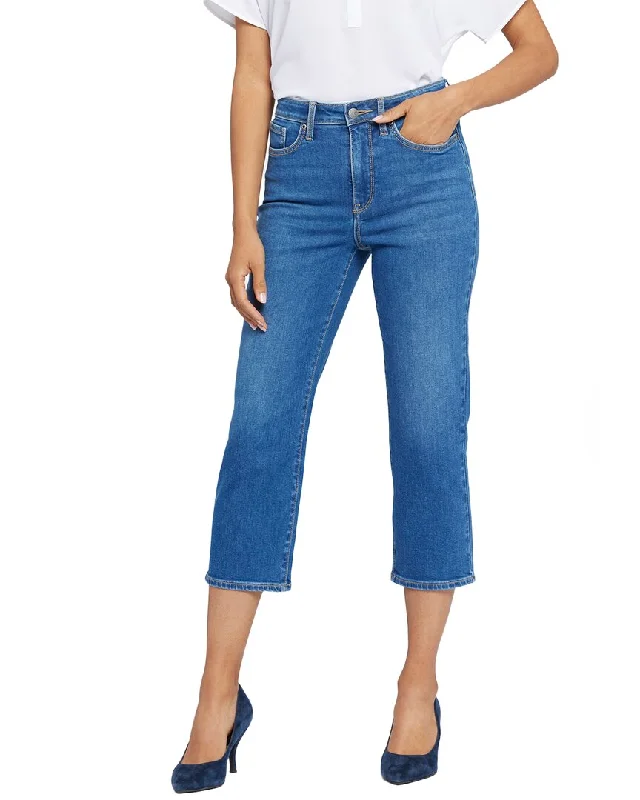 Women's Layered Outfit NYDJ Joni Rockford Relaxed Jean