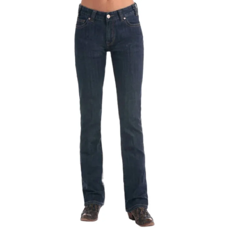 Women's Clothes For Work Events Rock & Roll Cowgirl Juniors Boyfriend Jeans In Dark Wash Women's Clothes For Work Events Rock & Roll Cowgirl Juniors Boyfriend Jeans In Dark Wash