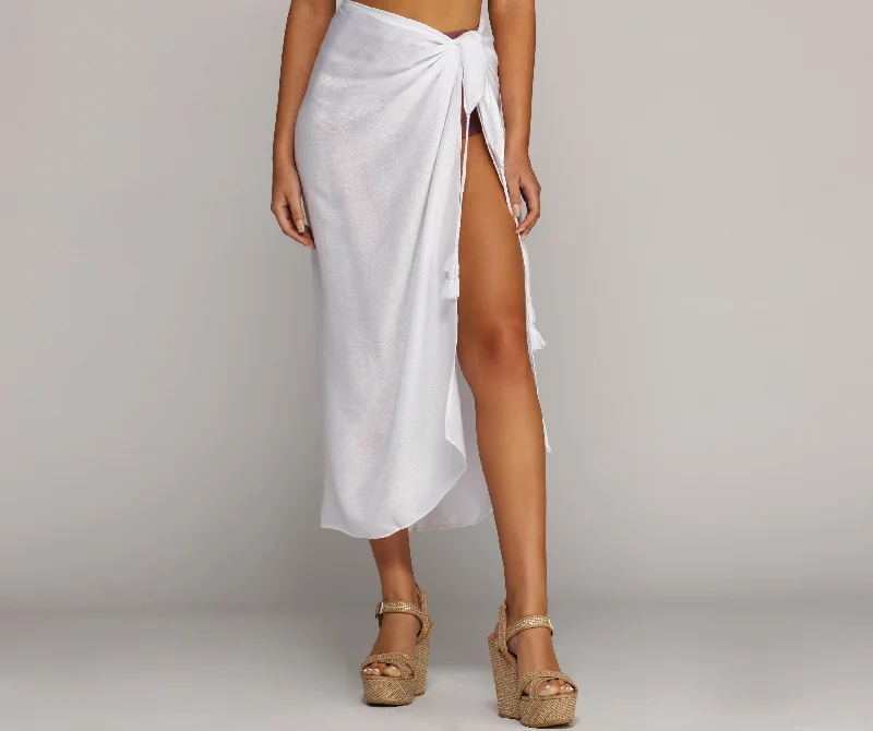 Women's Party Outfit Simply Stylish Sarong Cover Up