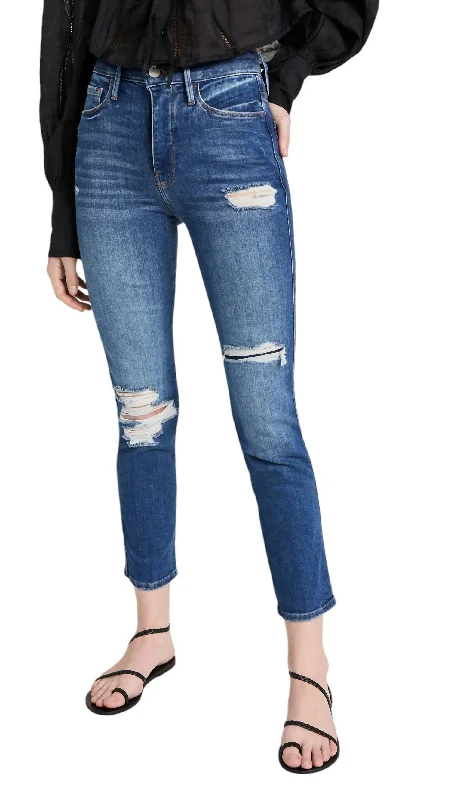 Plus Size Women's Fashion and Clothing Sylvie Crop Jean In Swoon