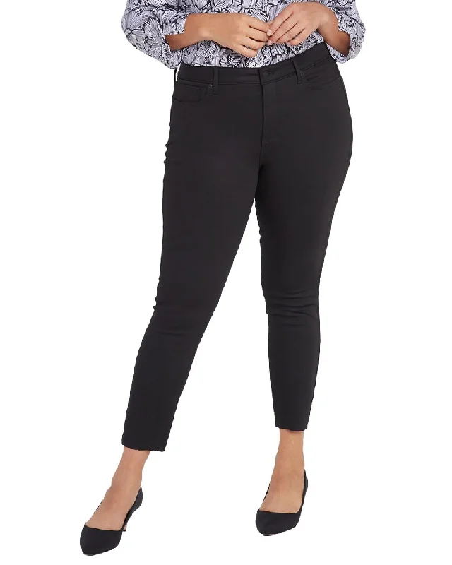 Women's Elegant Evening Outfit NYDJ Ami Black Rinse Skinny Leg Jean