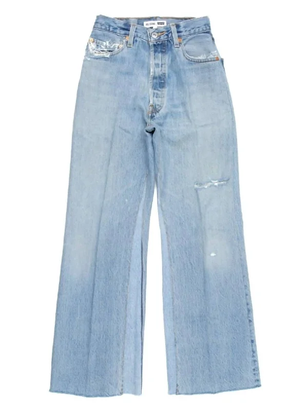 Workwear Fashion for Women Women's High Rise Wide Leg Crop Jeans In Indigo