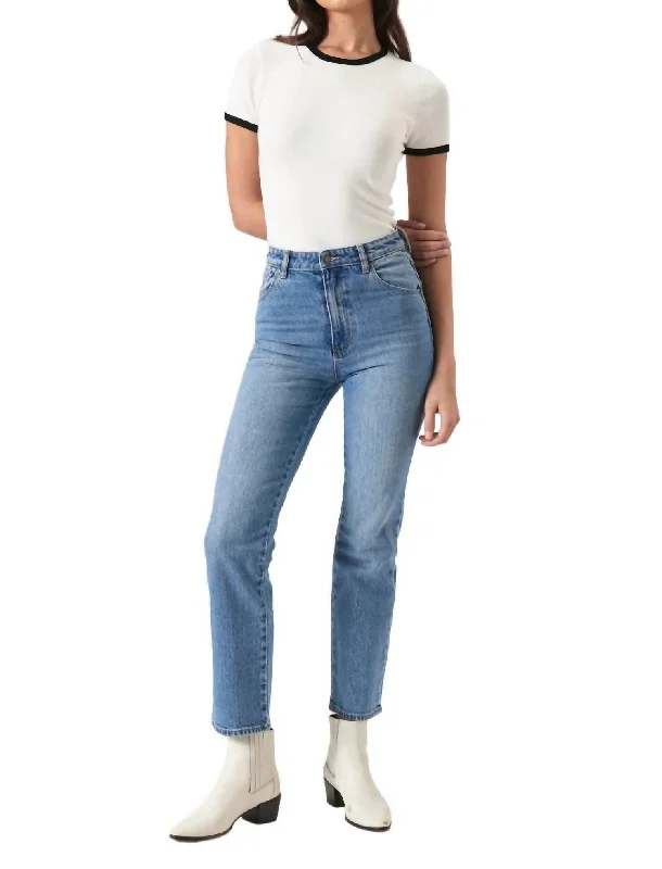 Women's Apparel And Garments Original Straight Jean In Brad Blue