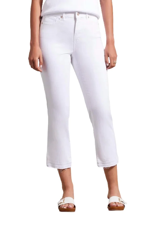 Affordable Women's Apparel Sophia Microflare Crop Jeans In White