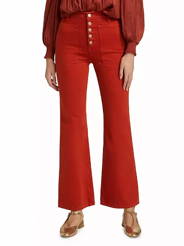 Women's Casual Clothing For Lounging Lou Flared Jean In Rdoch