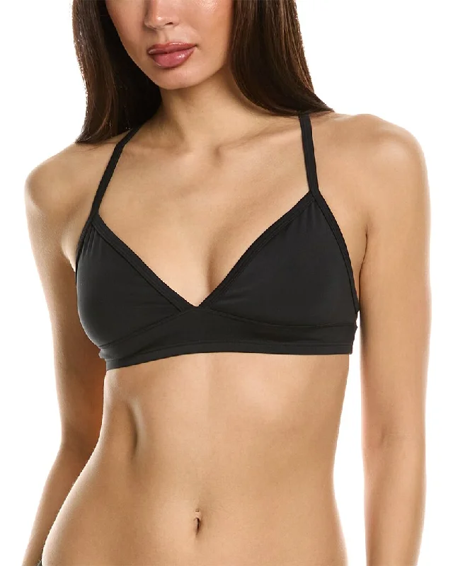 Comfortable Women's Clothing Frankie's Bikini's womens Frankies Bikinis Billie Bralette, S, Black