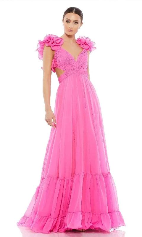 Season Offer Ieena Duggal - 67911I Ruffled Dress