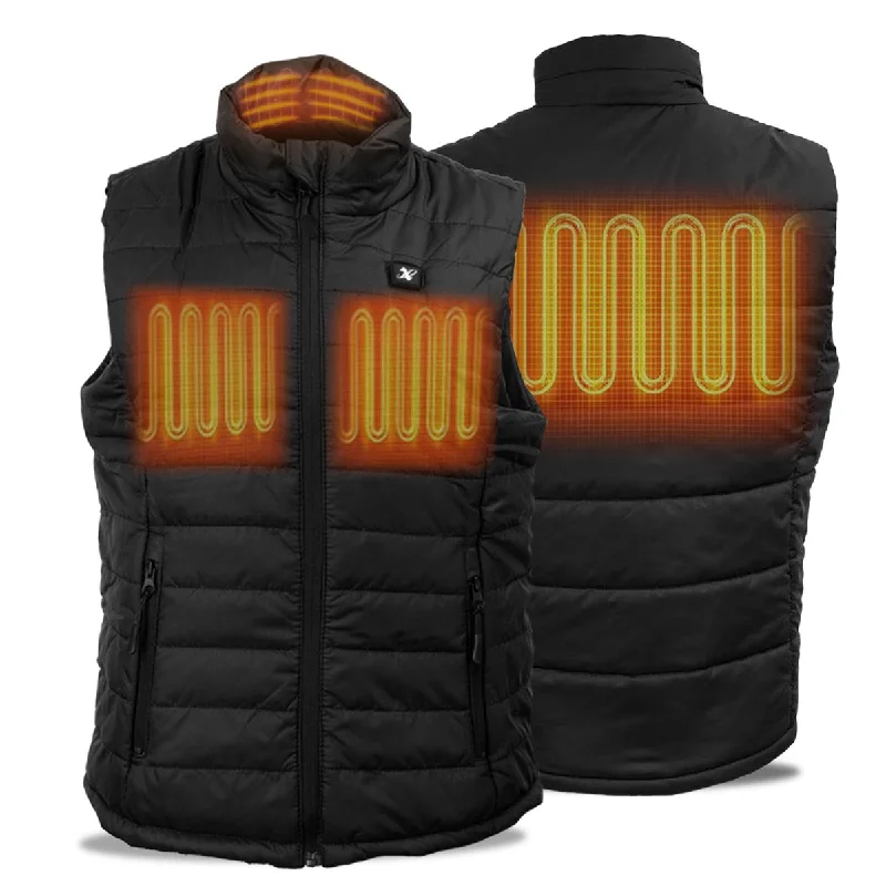 Luxury Women's Clothes Nexgen Heat Women's NXL4301SET Puffer Black Heated Winter Vest for Outdoor Activities w/ Battery Luxury Women's Clothes Nexgen Heat Women's NXL4301SET Puffer Black Heated Winter Vest for Outdoor Activities w/ Battery