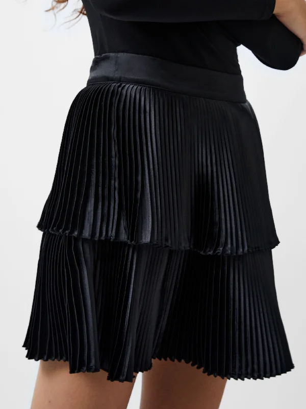 Comfortable Outfit For Women Ilsa Pleated Mini Skirt