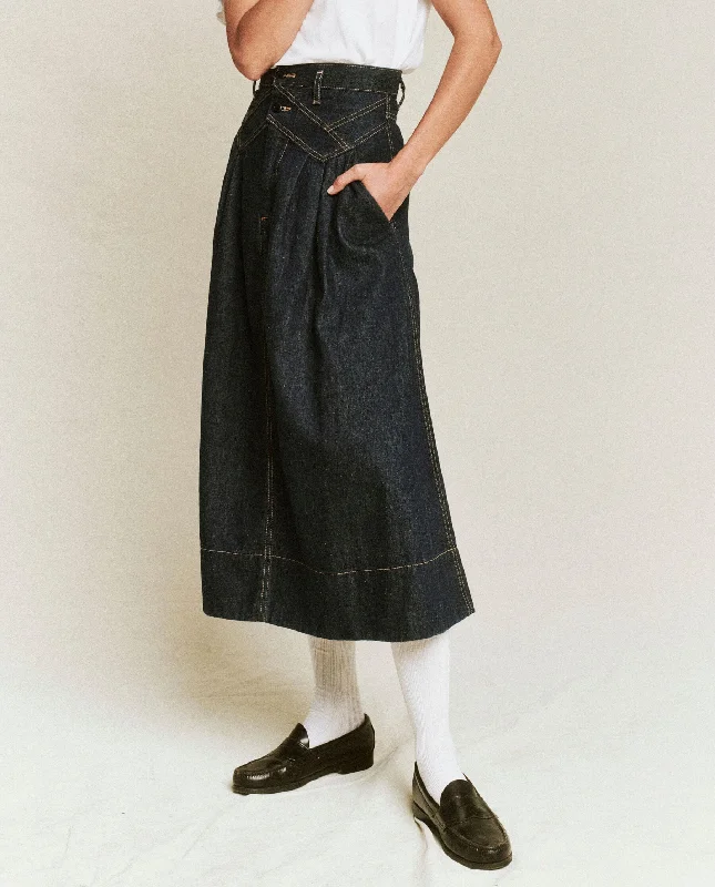 Women's Everyday Clothes The Field Skirt. -- Rinse Wash