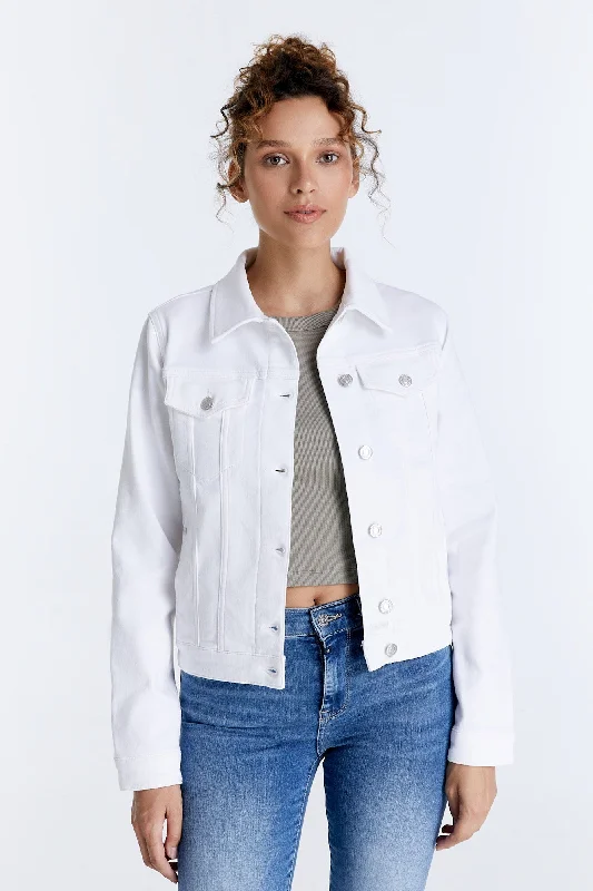 Casual Women's Clothing Online Katy Long Sleeve Western Jacket White