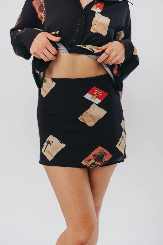 Women's Clothing for Every Occasion Cozumel Mini Skirt in Black