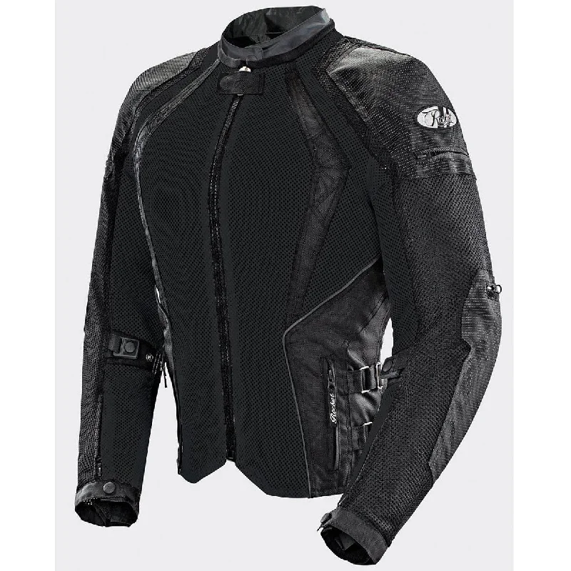 Women's Stylish Outdoor Outfit Joe Rocket Cleo Elite Women's Black Mesh Jacket