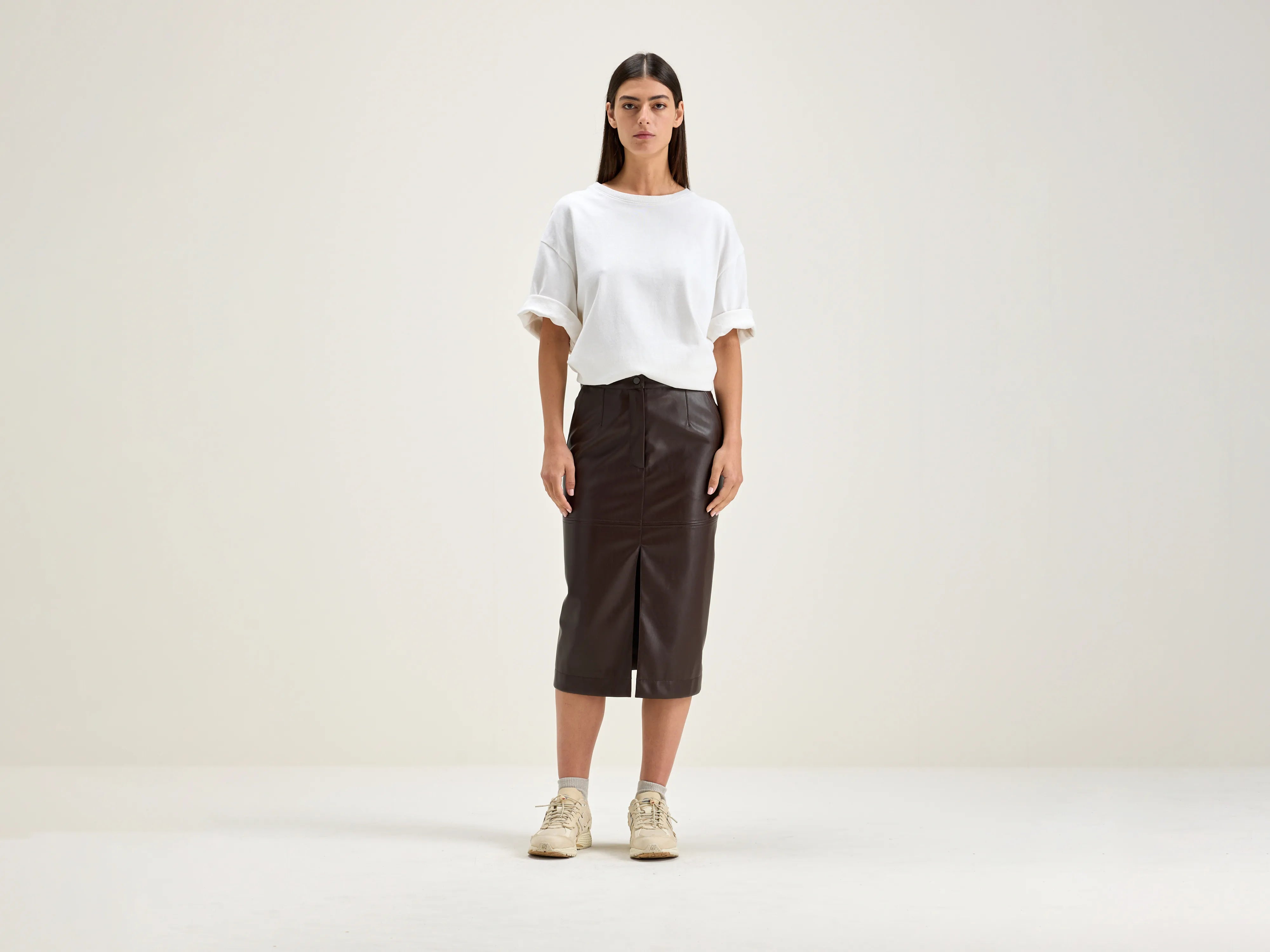 Women's Outerwear Garments Judie pencil skirt (242 / W / EBENE)