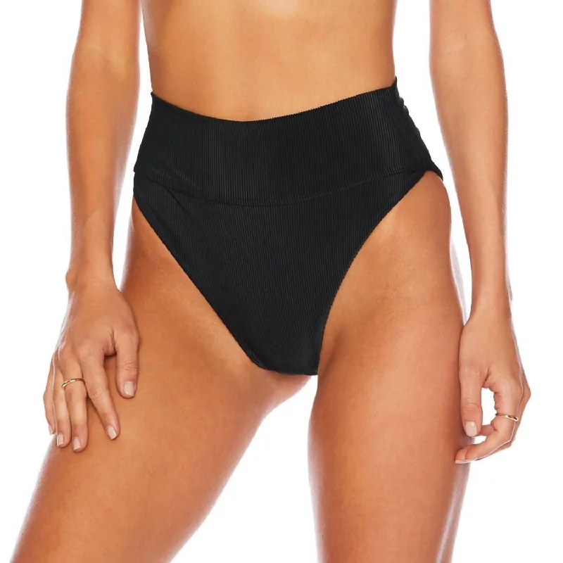 Women's Wedding Apparel Highway Bikini Bottom In Black