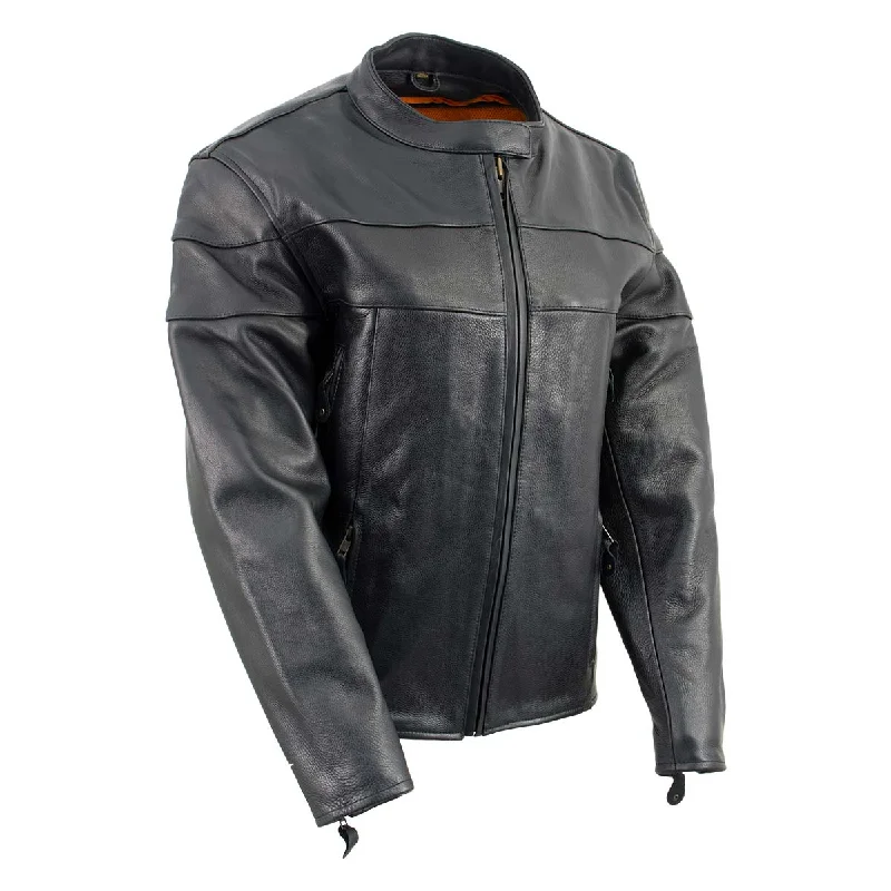 Modern Women's Attire Milwaukee Leather XS7083 Women's Black ‘Euro Racing’ Vented Leather Jacket with Side Stretch Modern Women's Attire Milwaukee Leather XS7083 Women's Black ‘Euro Racing’ Vented Leather Jacket with Side Stretch