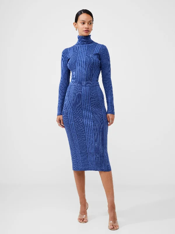 Women's Occasion Wear Apparel Mari Knit Pencil Midi Skirt