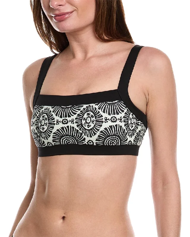 Women's Fashionable Clothing Sets Solid & Striped The Scottie Bikini Top