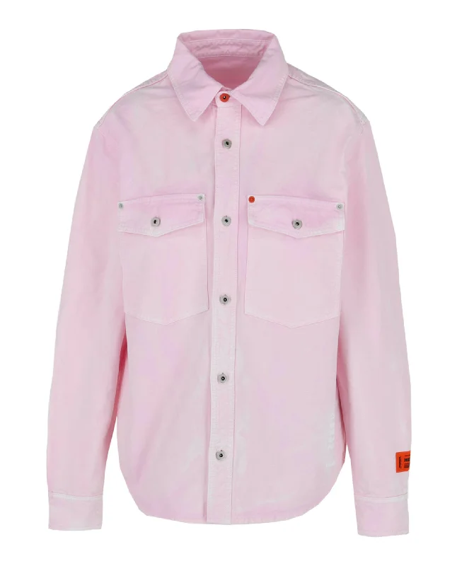 Trendy Women's Apparel Code 8000 Long Sleeve Pocket Shirt