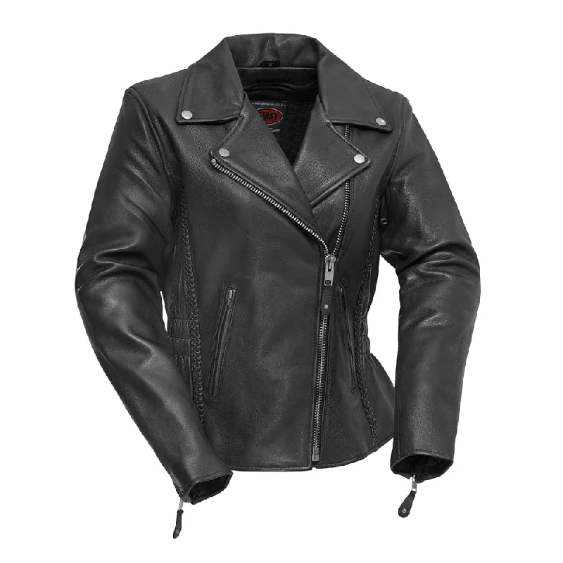 Affordable Fashion Clothing For Women Allure Women's Motorcycle Leather Jacket