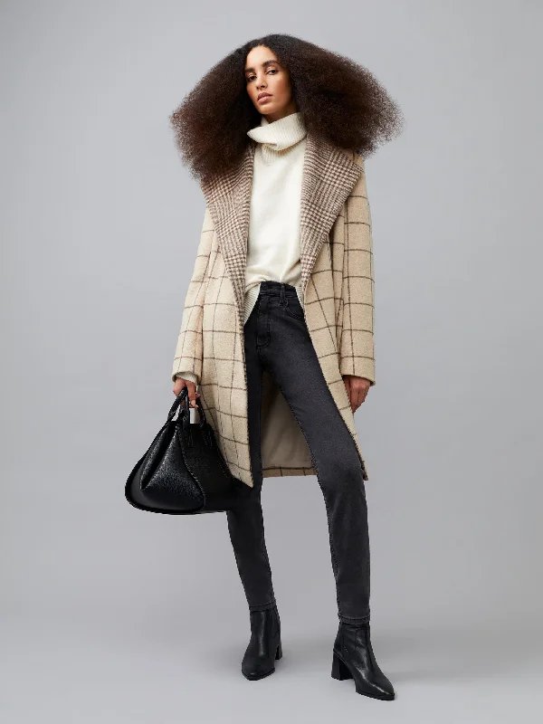 Affordable Women's Fashion Fran Wool Belted Coat