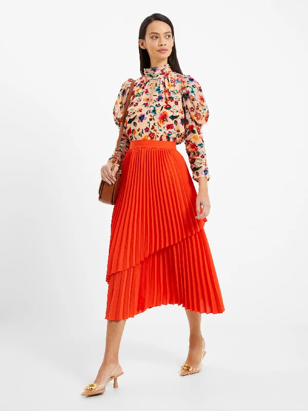 Women's Professional Attire Arie Pleated Midi Skirt