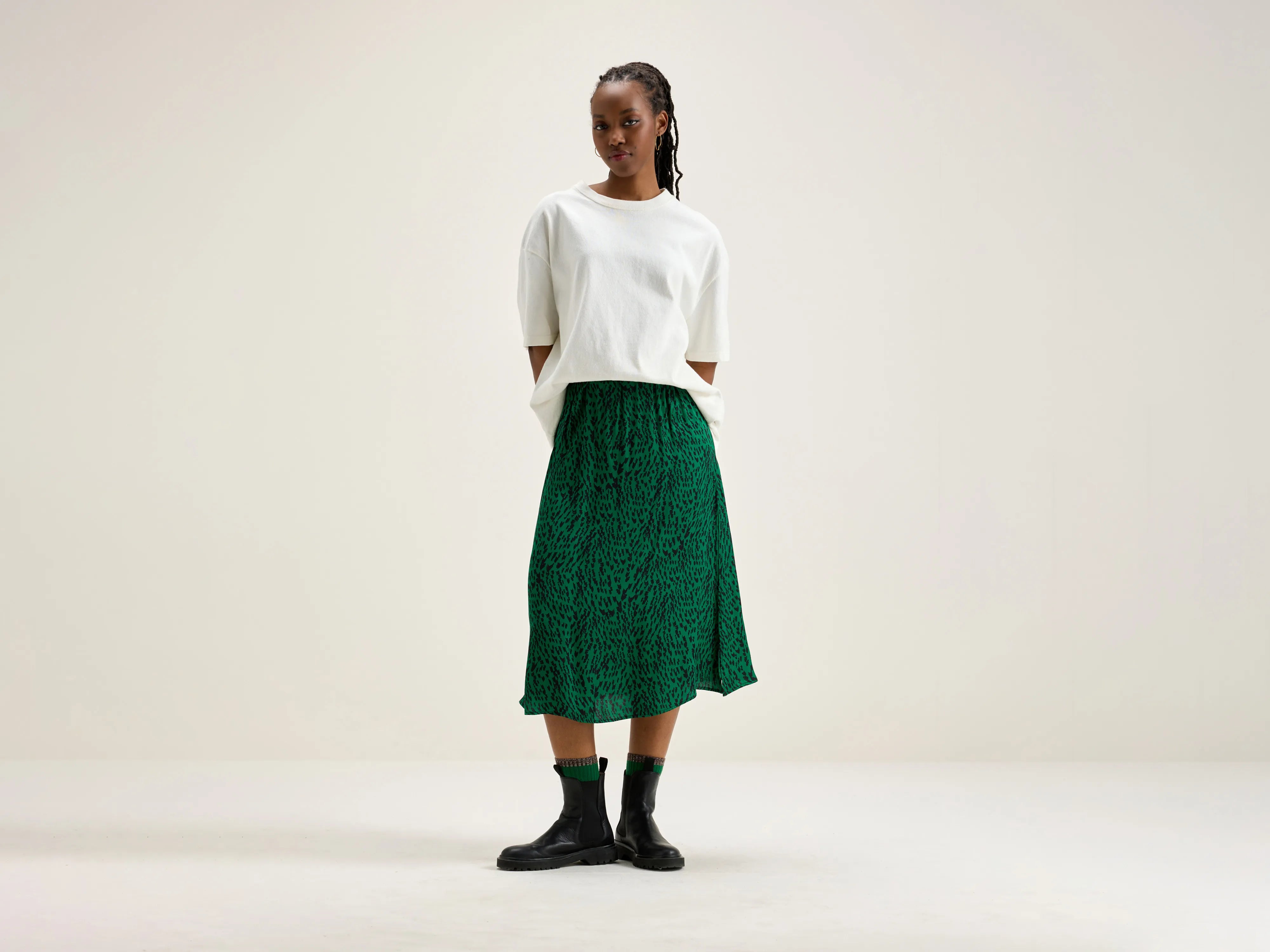 Women's Holiday Clothes Taylor midi skirt (242 / W / COMBO A)