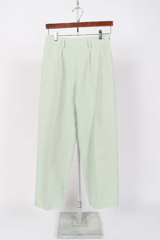 Discount Store 12029_My Pants - "Old Peach" Gabardine Low Crotch Pants - Ice Lime