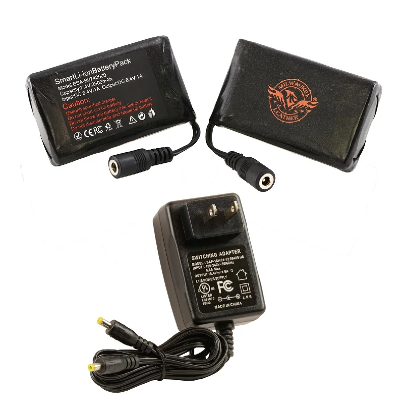 Online Boutiques Milwaukee Leather Universal Twin Battery Pack for 'Heated' Gloves