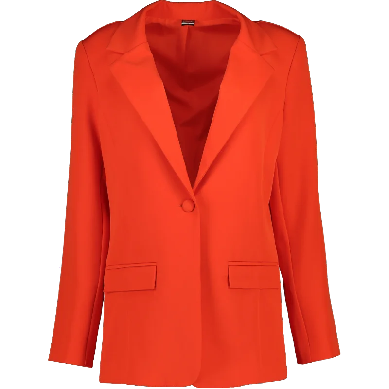 Women's Vintage-Inspired Clothing Single Button Blazer