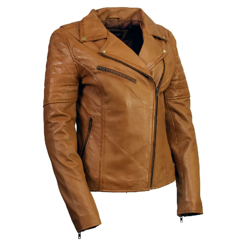 Women's Formal Event Outfit Milwaukee Leather Women's Duchess Whiskey Motorcycle Style Fashion Casual Leather Jacket SFL2870 Women's Formal Event Outfit Milwaukee Leather Women's Duchess Whiskey Motorcycle Style Fashion Casual Leather Jacket SFL2870