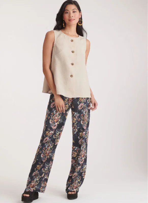 Classic Clothes For Women New Look Top & Trousers N6781