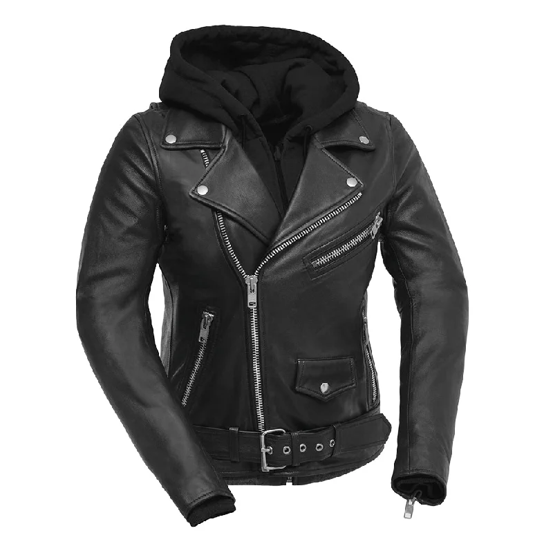 Women's Seasonal Clothing Ryman - Women's Motorcycle Leather Jacket
